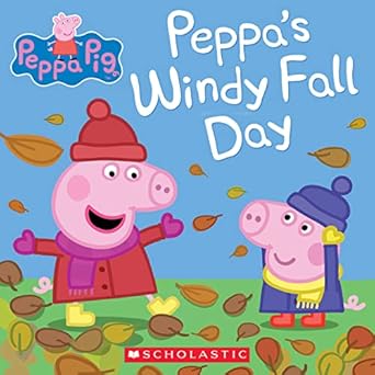 peppas windy fall day 1st edition scholastic 1338327879, 978-1338327878
