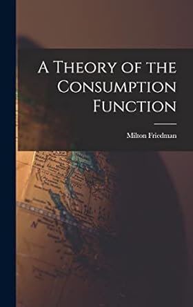a theory of the consumption function 1st edition milton 1912 2006 friedman 1014128854, 978-1014128850