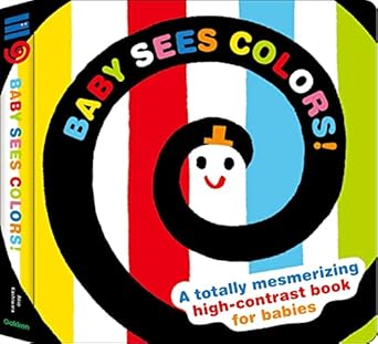 baby sees colors a totally mesmerizing high contrast book for babies 1st edition akio kashiwara 4056210403,
