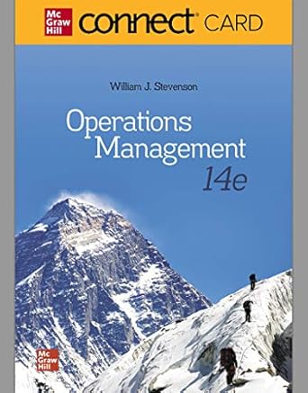 connect access card for operations management 1st edition william j stevenson 1260718409, 978-1260718409
