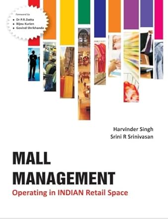 mall management operating in indian retail space operating in indian retail space 1st edition harvinder singh