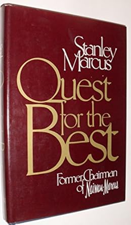 quest for the best 1st edition stanley marcus 0670584703, 978-0670584703