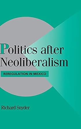 politics after neoliberalism reregulation in mexico 1st edition richard snyder 0521790344, 978-0521790345