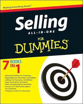 selling all in one for dummies 1st edition the experts at dummies 111806593x, 978-1118065938