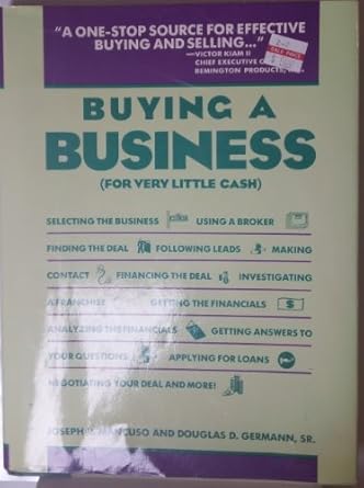 buying a business 1st edition joseph mancuso ,douglas d germann 0134048806, 978-0134048802