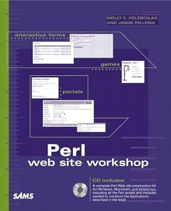 perl web sight workshop 1st edition molly e holzschlag ,jason pellerin 0672322757, 978-0672322754