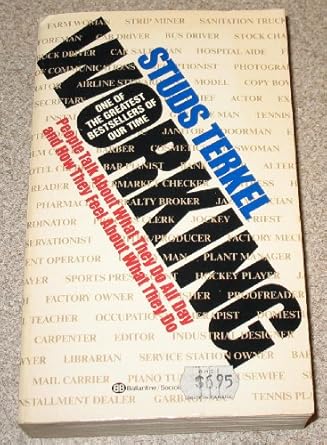 working 1st edition studs terkel 0345325699, 978-0345325693