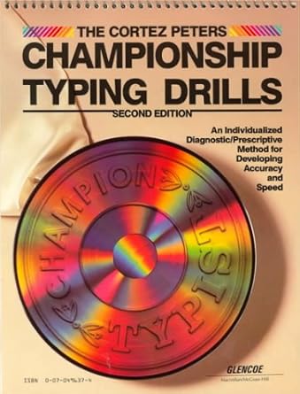 the cortez peters championship typing drills an individualized diagnostic/prescriptive method for developing