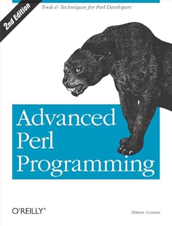 advanced perl programming the worlds most highly developed perl tutorial 1st edition simon cozens 0596004567,
