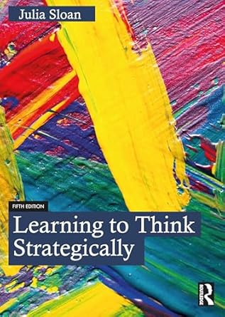 learning to think strategically 1st edition julia sloan 1032568798, 978-1032568799