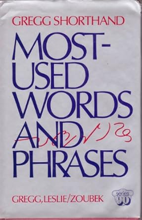 gregg shorthand most used words and phrases series 90 1st edition john robert gregg 0070244871, 978-0070244870