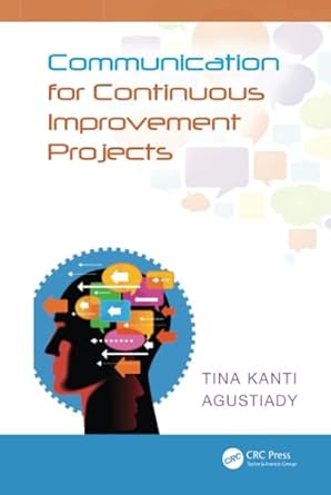 communication for continuous improvement projects 1st edition tina agustiady 1466577754, 978-1466577756