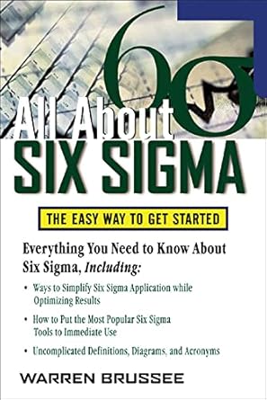 all about six sigma the easy way to get started 1st edition warren brussee 0071453725, 978-0071453721