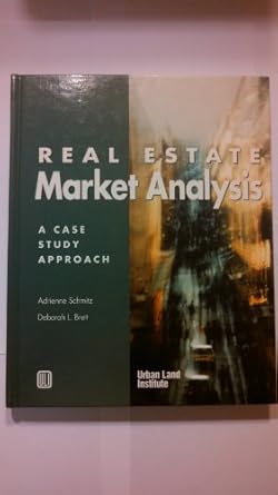 real estate market analysis a case study approach 1st edition adrienne schmitz 0874208688, 978-0874208689