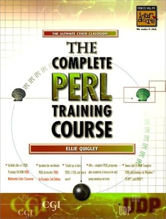 complete perl training course the 1st edition ellie quigley 0130799807, 978-0130799807