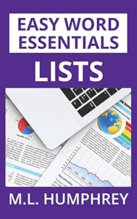 lists 1st edition m l humphrey 1950902277, 978-1950902279