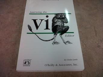 learning the vi editor 1st edition lamb 0937175676, 978-0937175675
