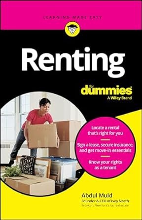 renting for dummies 1st edition abdul muid 1119912970, 978-1119912972