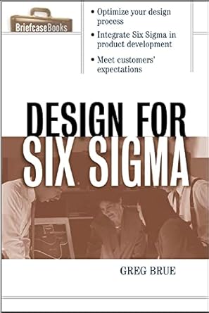 design for six sigma 1st edition greg brue 0071413766, 978-0071413763
