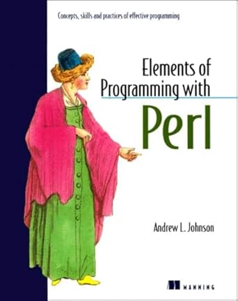 elements of programming with perl 1st edition andrew l johnson 1884777805, 978-1884777806
