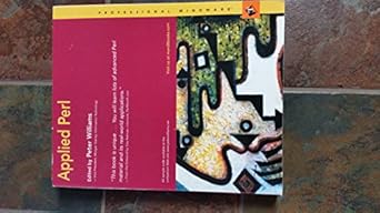 applied perl 1st edition peter williams 0764547836, 978-0764547836