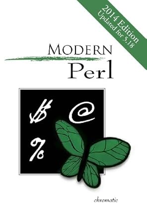 modern perl 1st edition chromatic 0985451947, 978-0985451943