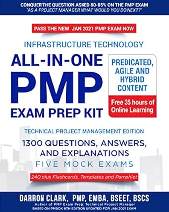 all in one pmp exam prep kit 1300 question answers and explanations 240 plus flashcards templates and