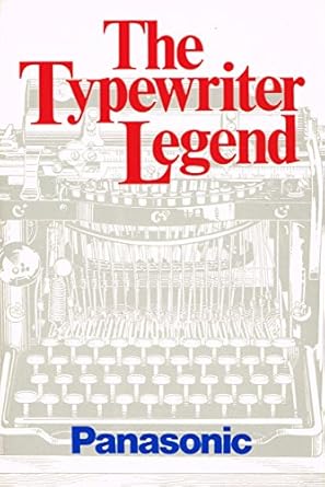 the typewriter legend 1st edition frank t masi 0961438606, 978-0961438609