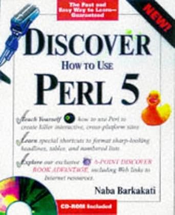 discover perl 5 1st edition nabajyoti barkakati 0764530763, 978-0764530760