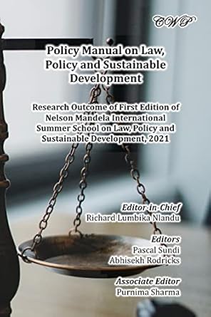 policy manual on law policy and sustainable development research outcome of   of nelson mandela international