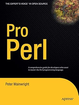 pro perl 1st edition peter wainwright 159059438x, 978-1590594384
