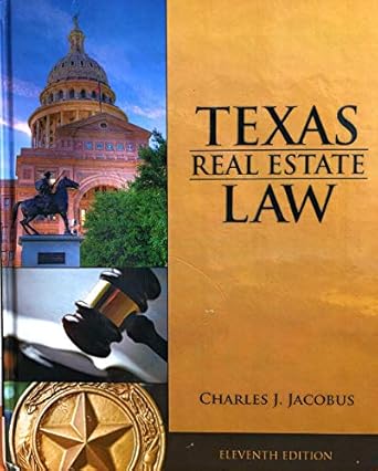 texas real estate law 1st edition charles j jacobus 1133435076, 978-1133435075