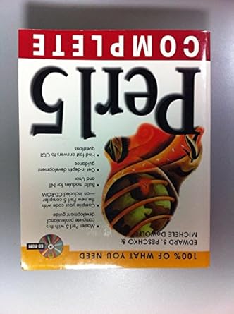 perl 5 developers guide 1st edition ed peschko ,michelle dewolfe 0079136982, 978-0079136985