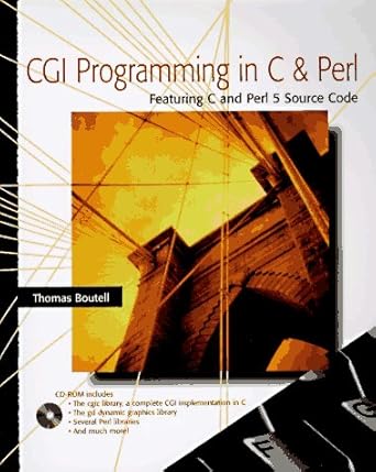 cgi programming in c and perl 1st edition thomas boutell 0201422190, 978-0201422191