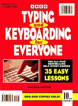 typing and keyboard for everyone 1st edition arco 0028605977, 978-0028605975