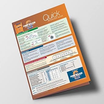 pmp exam quick reference guide 1st edition andy crowe pmp pgmp 173205570x, 978-1732055704