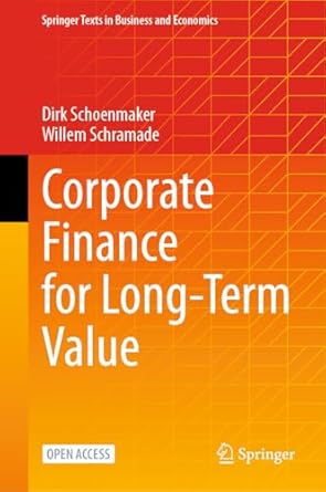corporate finance for long term value 1st edition dirk schoenmaker ,willem schramade 3031350081,