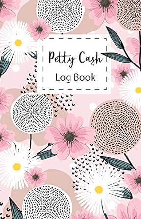 petty cash log book for tracking payments money management receipt book starting balance date description