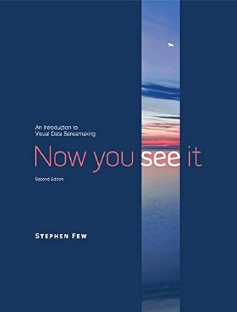 now you see it an introduction to visual data sensemaking 1st edition stephen few 1938377125, 978-1938377129