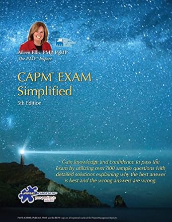 capm exam simplified aligned to pmbok guide 1st edition aileen ellis 1514307790, 978-1514307793