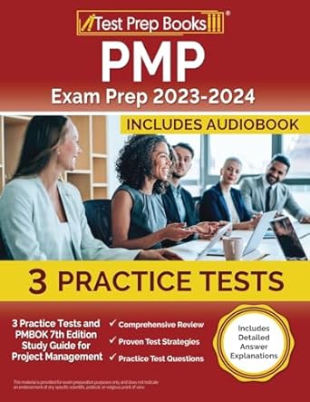 pmp exam prep 2023 2024 3 practice tests and pmbok study guide for project management includes detailed