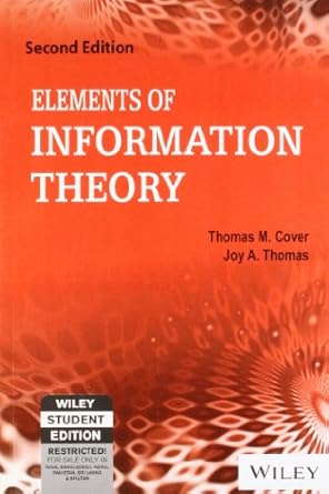 elements of information theory 1st edition cover thomas 8126541946, 978-8126541942