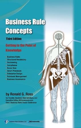 business rule concepts getting to the point of knowledge 1st edition ronald g ross 0941049078, 978-0941049078