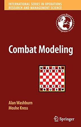 combat modeling 1st edition washburn 1441907890, 978-1441907899