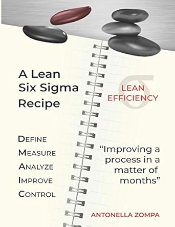 a lean six sigma recipe improving a process in a matter of months 1st edition antonella zompa 1734712309,