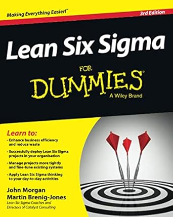 lean six sigma for dummies 3e 1st edition john morgan 1119067359, 978-1119067351