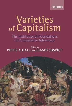 varieties of capitalism the institutional foundations of comparative advantage 1st edition peter a hall