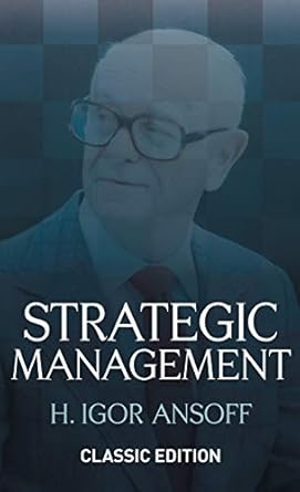 strategic management 1st edition h ansoff 0230525482, 978-0230525481