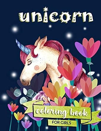 unicorn coloring book for girls 100 coloring pages 8 5 x 11 inches 1st edition zone365 creative journals