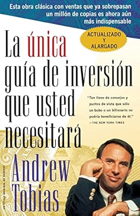 la unica guia de inversion que usted necesitar 1st edition andrew tobias 0156005999, 978-0156005999